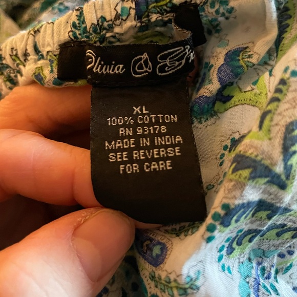 Floral Blue and White Midi Dress - Picture 4 of 4